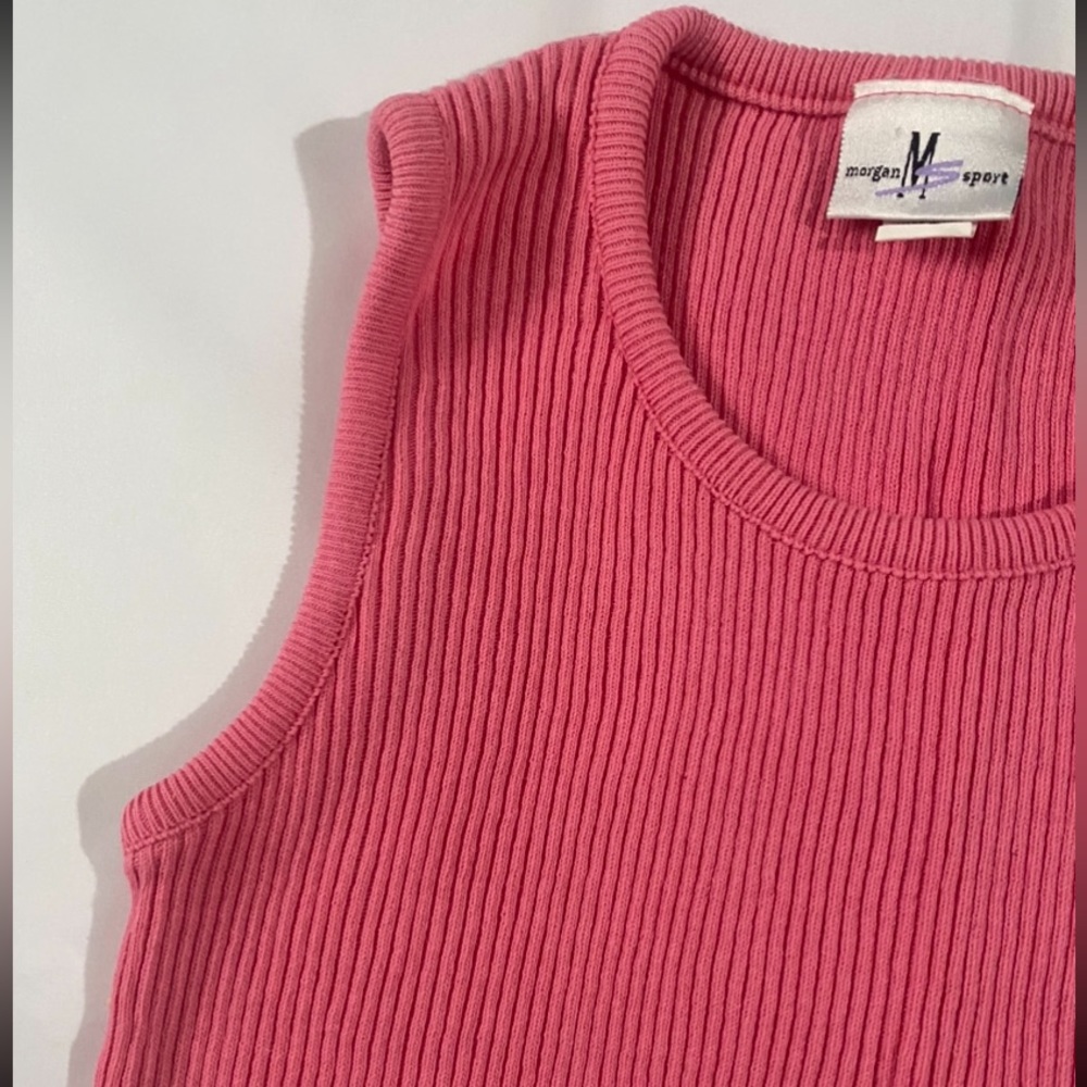 Morgan Sport Ribbed Y2K Tank Top - Picture 8 of 12